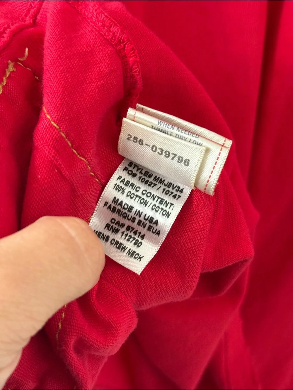 {3X} True Religion Men's Red Graphic Tee